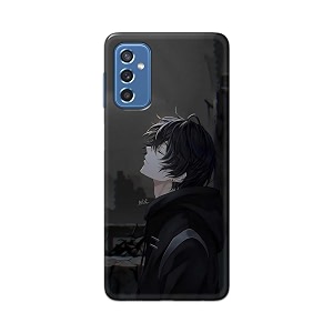 printfidaa printed hard back cover case for samsung galaxy m52 5g back cover famous anime cartoon character -112