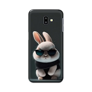 printfidaa printed hard back cover case for samsung galaxy j6 plus  samsung j6 back cover cool baby rabbit -112