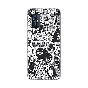 Printed Hard Back Cover Case for Vivo