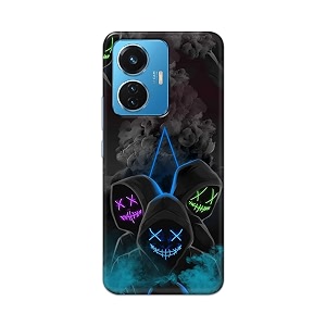 printfidaa printed hard back cover case for vivo y55 2022  vivo t1 44w  vivo iqoo z6 44w back cover mask man -112