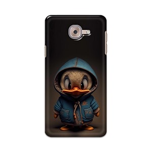printfidaa printed hard back cover case for samsung galaxy j7 max back cover animated duck -112
