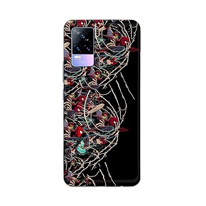 printfidaa printed hard back cover case for vivo y73  vivo v21e 4g back cover famous cartoon character -112