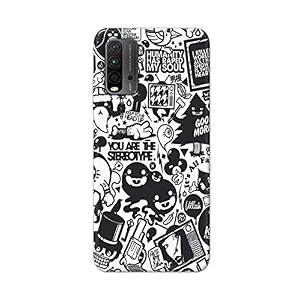 Printed Hard Back Cover Case for Mi