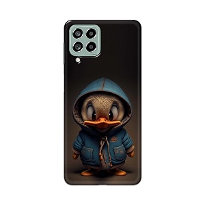 printfidaa printed hard back cover case for samsung galaxy m53 5g back cover animated duck -112