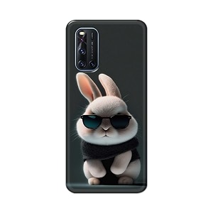printfidaa printed hard back cover case for vivo v19 back cover cool baby rabbit -112
