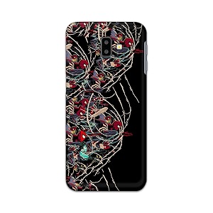 printfidaa printed hard back cover case for samsung galaxy j6 plus  samsung j6 back cover famous cartoon character -112