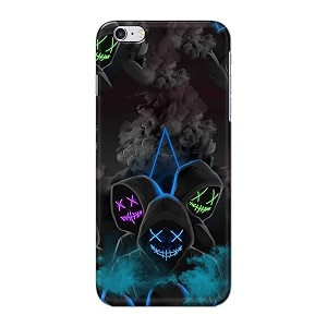 printfidaa printed hard back cover case for apple iphone 6  iphone 6s back cover mask man -112