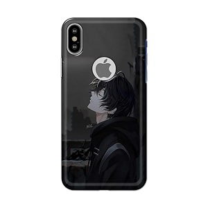 printfidaa printed hard back cover case for apple iphone x  iphone 10  iphone xs  iphone 10s logo view back cover famous anime cartoon character -112