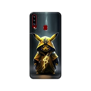 printfidaa printed hard back cover case for samsung galaxy a20s back cover cartoon cat -112