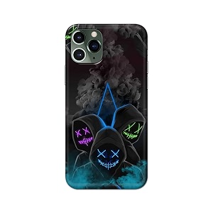 printfidaa printed hard back cover case for apple iphone 11 pro back cover mask man -112