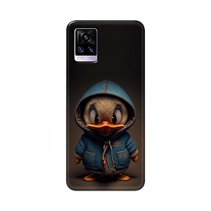 printfidaa printed hard back cover case for vivo v20  vivo v20 2021 back cover animated duck -112