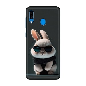 printfidaa printed hard back cover case for samsung galaxy a20  samsung galaxy m10s  samsung galaxy a30 back cover cool baby rabbit -112
