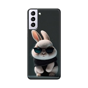 printfidaa printed hard back cover case for samsung galaxy s21 5g back cover cool baby rabbit -112