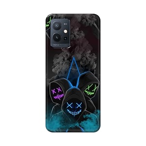 printfidaa printed hard back cover case for vivo t1 5g back cover mask man -112