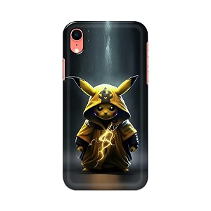 printfidaa printed hard back cover case for apple iphone xr back cover cartoon cat -112