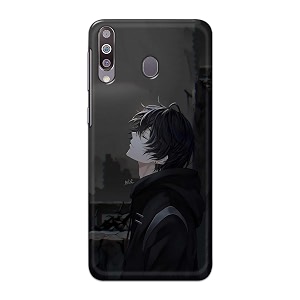 printfidaa printed hard back cover case for samsung galaxy m30 back cover famous anime cartoon character -112