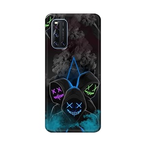 printfidaa printed hard back cover case for vivo v19 back cover mask man -112
