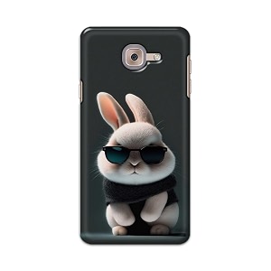 printfidaa printed hard back cover case for samsung galaxy j7 max back cover cool baby rabbit -112