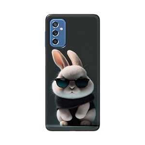 printfidaa printed hard back cover case for samsung galaxy m52 5g back cover cool baby rabbit -112