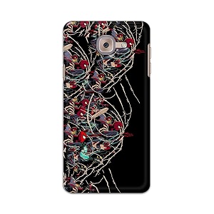 printfidaa printed hard back cover case for samsung galaxy j7 max back cover famous cartoon character -112