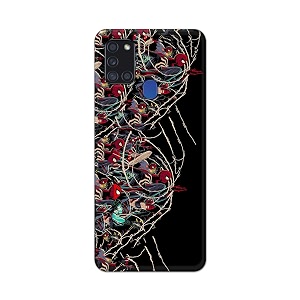printfidaa printed hard back cover case for samsung galaxy a21s back cover famous cartoon character -112