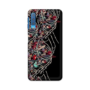 printfidaa printed hard back cover case for samsung galaxy a7 2018 back cover famous cartoon character -112