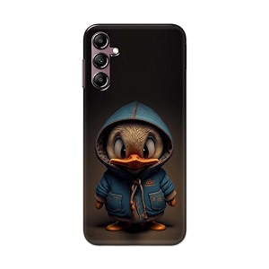 printfidaa printed hard back cover case for samsung galaxy a14  a14 5g back cover animated duck -112