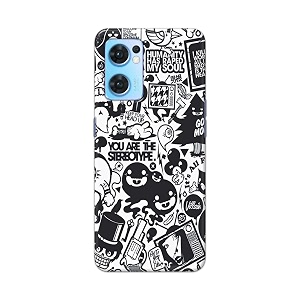 Printed Hard Back Cover Case for Oppo