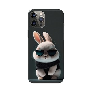 printfidaa printed hard back cover case for apple iphone 13 pro back cover cool baby rabbit -112
