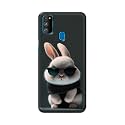 PRINTFIDAA® Printed Hard Back Cover Case for Samsung Galaxy M30s | Samsung Galaxy M21 | Samsung M21 2021 Edition Back Cover (Cool Baby Rabbit) -112