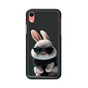 PRINTFIDAA® Printed Hard Back Cover Case for Apple iPhone XR Back Cover (Cool Baby Rabbit) -112