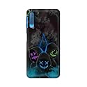 PRINTFIDAA® Printed Hard Back Cover Case for Samsung Galaxy A7 2018 Back Cover (Mask Man) -112