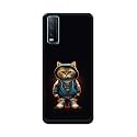 PRINTFIDAA® Printed Hard Back Cover Case for Vivo Y20 | Y20 2021 | Y20i | Y20s | Y20G | Y20SG | Y20T | Y12s | Y12G Back Cover (Hipster Cat) -112