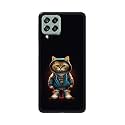 PRINTFIDAA® Printed Hard Back Cover Case for Samsung Galaxy M53 5G Back Cover (Hipster Cat) -112