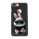 PRINTFIDAA® Printed Hard Back Cover Case for Apple iPhone 7+ Plus Logo | iPhone 8+ Plus Logo Back Cover (Cool Baby Rabbit) -112