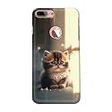 PRINTFIDAA® Printed Hard Back Cover Case for Apple iPhone 7+ Plus Logo | iPhone 8+ Plus Logo Back Cover (Cute Cat) -112