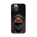PRINTFIDAA® Printed Hard Back Cover Case for Apple iPhone 13 Pro Back Cover (Animated Duck) -112