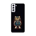 PRINTFIDAA® Printed Hard Back Cover Case for Samsung Galaxy S21 Plus 5G | S21+ 5G Back Cover (Hipster Cat) -112