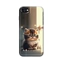 PRINTFIDAA® Printed Hard Back Cover Case for Apple iPhone 7 | iPhone 8 | iPhone SE 2020 | SE2 2020 | iPhone SE3 2022 Back Cover (Cute Cat) -112