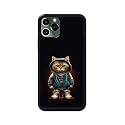 PRINTFIDAA® Printed Hard Back Cover Case for Apple iPhone 11 Pro Back Cover (Hipster Cat) -112