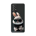 PRINTFIDAA® Printed Hard Back Cover Case for Samsung Galaxy A52 | A52 5G | Samsung Galaxy A52s 5G Back Cover (Cool Baby Rabbit) -112