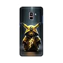 PRINTFIDAA® Printed Hard Back Cover Case for Samsung Galaxy A8 Plus | A8+ Back Cover (Cartoon Cat) -112