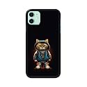 PRINTFIDAA® Printed Hard Back Cover Case for Apple iPhone 11 Back Cover (Hipster Cat) -112