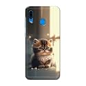 PRINTFIDAA® Printed Hard Back Cover Case for Samsung Galaxy A20 | Samsung Galaxy M10s | Samsung Galaxy A30 Back Cover (Cute Cat) -112