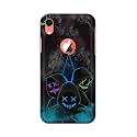 PRINTFIDAA® Printed Hard Back Cover Case for Apple iPhone XR Logo View Back Cover (Mask Man) -112