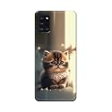 PRINTFIDAA® Printed Hard Back Cover Case for Samsung Galaxy A31 Back Cover (Cute Cat) -112