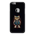 PRINTFIDAA® Printed Hard Back Cover Case for Apple iPhone 6 Logo | iPhone 6S Logo Back Cover (Hipster Cat) -112