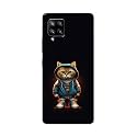 PRINTFIDAA® Printed Hard Back Cover Case for Samsung Galaxy M42 5G | Samsung Galaxy A42 5G Back Cover (Hipster Cat) -112