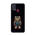 PRINTFIDAA® Printed Hard Back Cover Case for Samsung Galaxy M31 | Samsung Galaxy M31 Prime | Samsung F41 | Samsung M21s Back Cover (Hipster Cat) -112