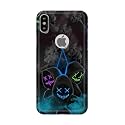 PRINTFIDAA® Printed Hard Back Cover Case for Apple iPhone X | iPhone 10 | iPhone Xs | iPhone 10s Logo View Back Cover (Mask Man) -112